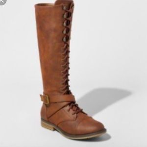 Mossimo Brown Lace Up Boot